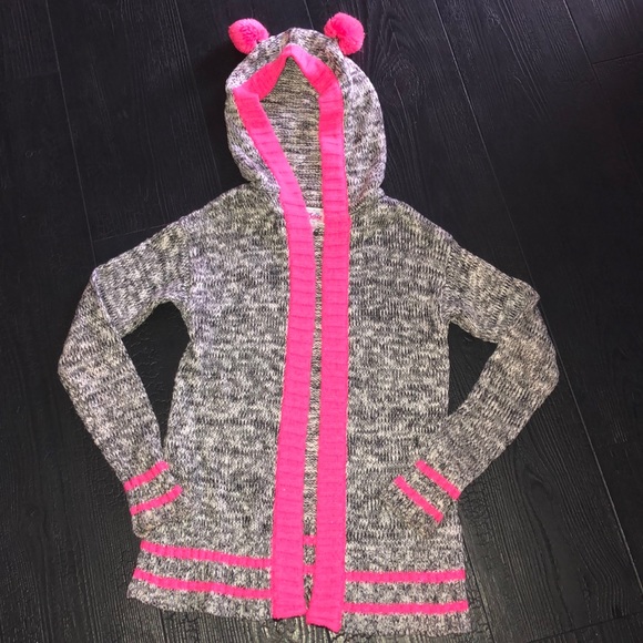 Justice Other - Justice Girls Size 10 Open Cardigan Sweater Hoodie